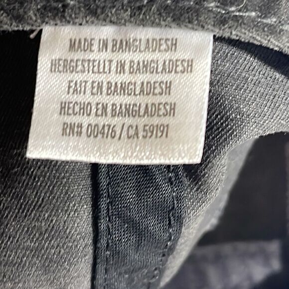 American Needle Hat cap letter N Vintage baseball embroidered washed charcoal - Picture 5 of 10